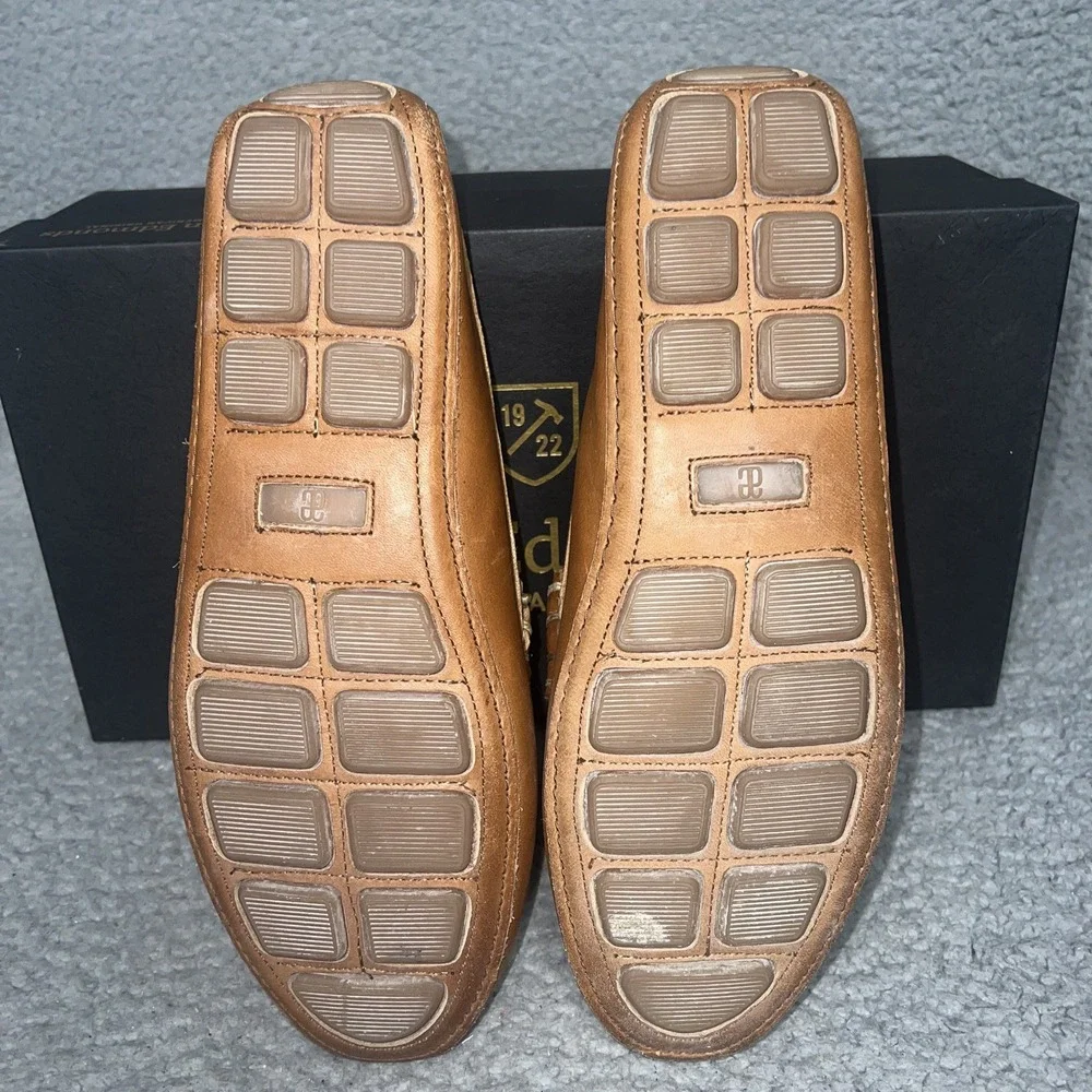 Allen Edmonds Daytona Men's Sz‎ 9 Tan Leather Hand Sewn Driving Moc/Loafer 50430